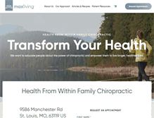 Tablet Screenshot of healthfromwithinstl.com